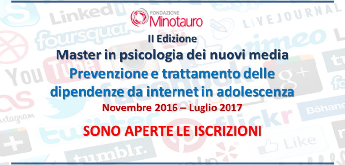 II Edizione del Master in psicologia dei nuovi media – ISCRIZIONI APERTE Banner Master 16-17