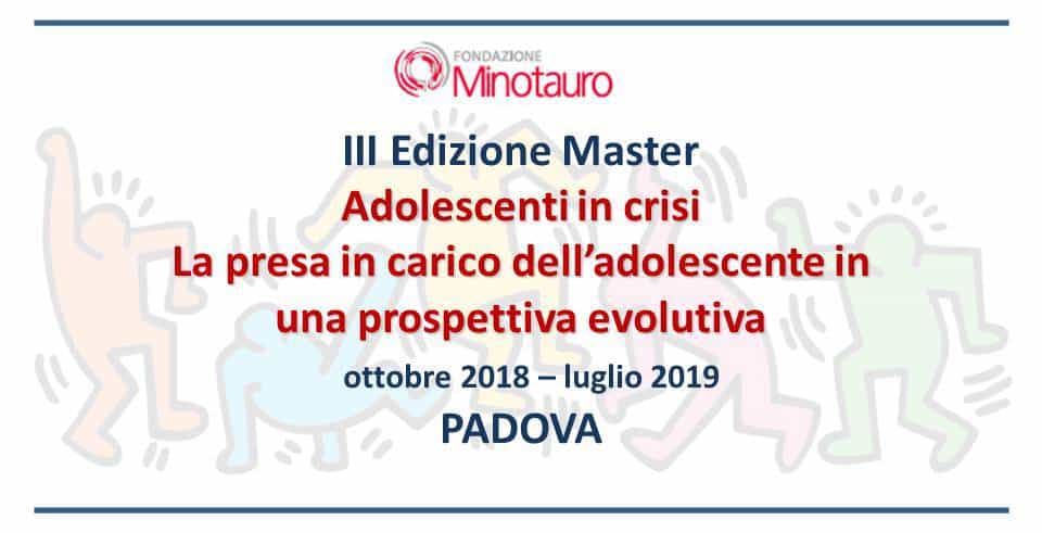 Master “Adolescenti in crisi” – TERZA EDIZIONE