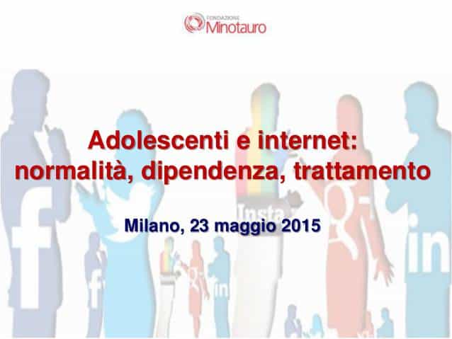 Adolescenti e internet: normalità, dipendenza, trattamento