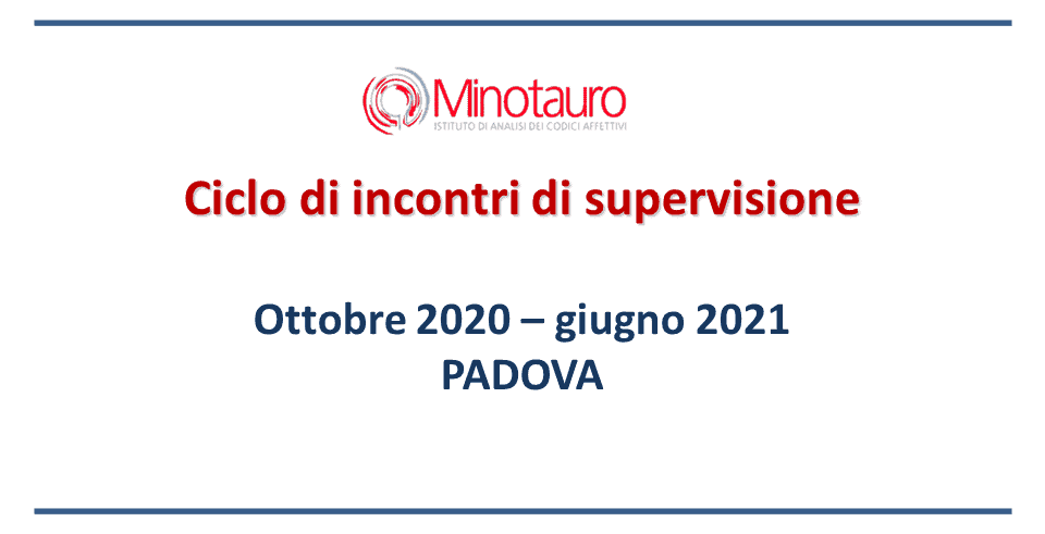 Incontri di supervisione 2020-2021 – Padova