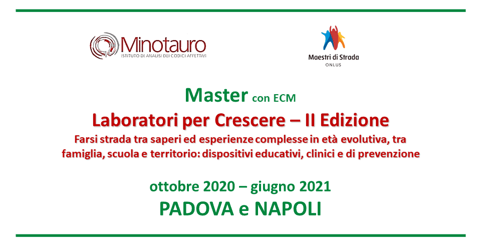 Apertura iscrizioni master “Laboratori per crescere”