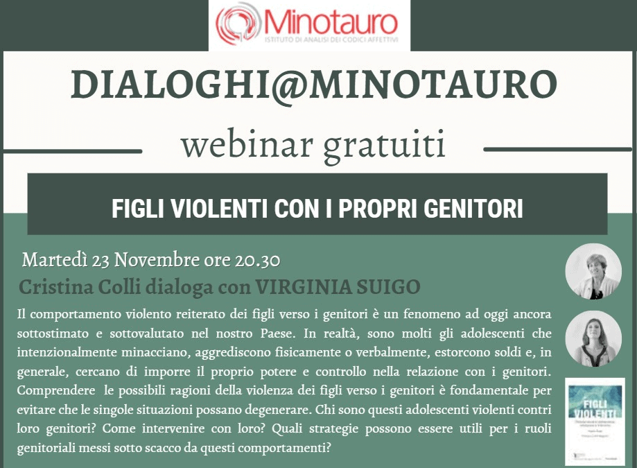 Figli violenti con i propri genitori – Dialoghi@Minotauro