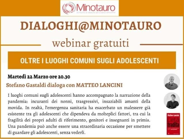 Oltre i luoghi comuni sugli adolescenti – Dialoghi@Minotauro