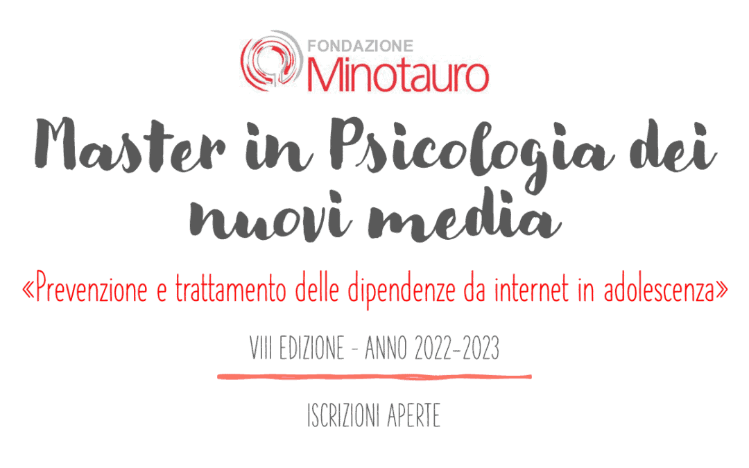 Ottava edizione Master in Psicologia dei nuovi media