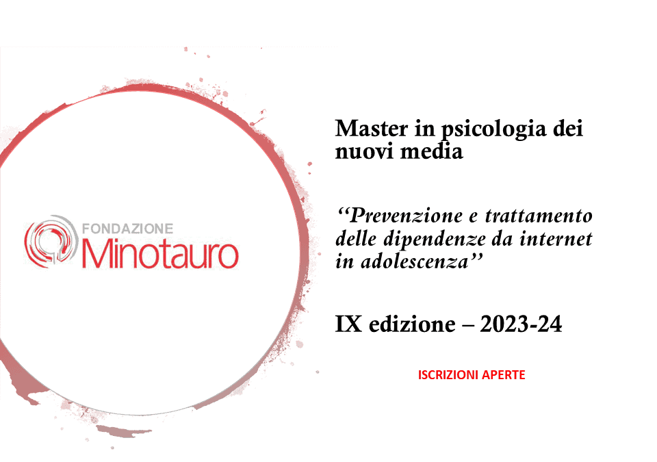 Nona edizione Master psicologia dei nuovi media 2023/24 – ISCRIZIONI APERTE