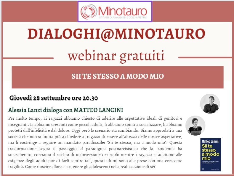 SII TE STESSO A MODO MIO – Dialoghi@Minotauro